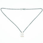DEMARIA Gray Silver Necklace