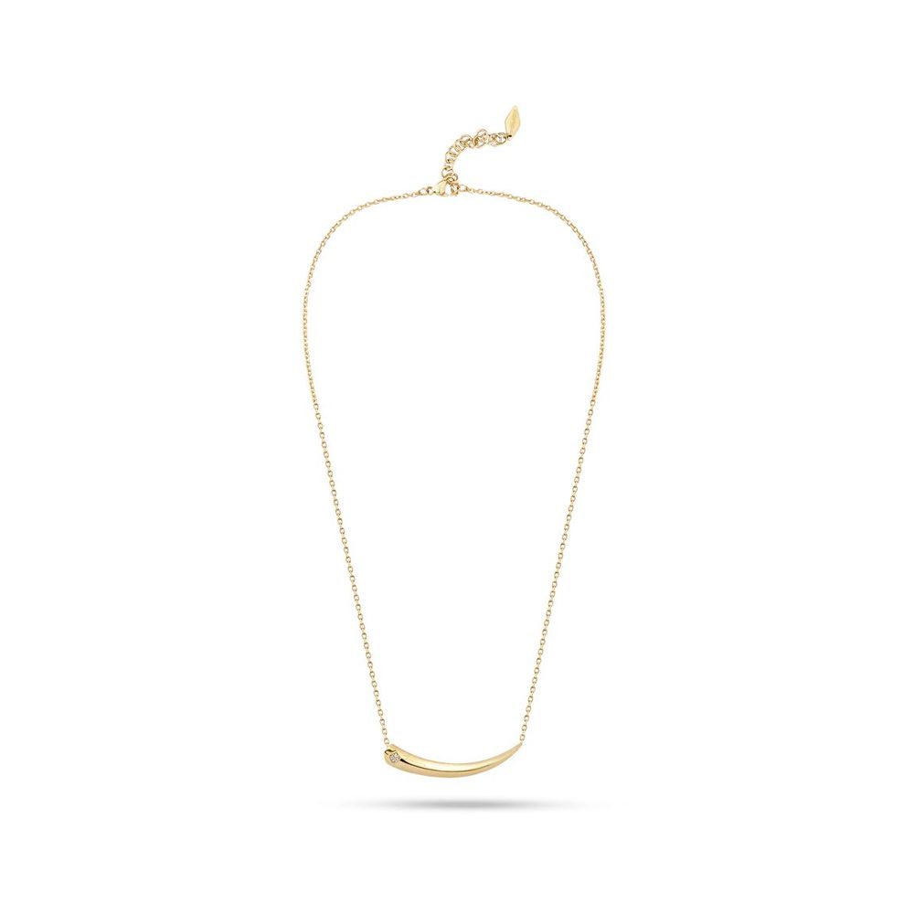 Police Gold Stainless Steel Necklace