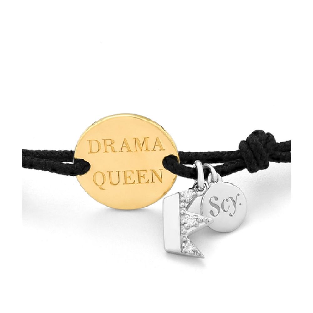 SECRECY Black Nylon Bracelet