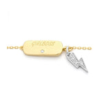 SECRECY Gold Silver Bracelet