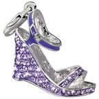 GLAMOUR Purple Silver Bracelet