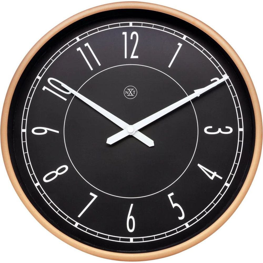 NEXTIME Black Plastic Watch
