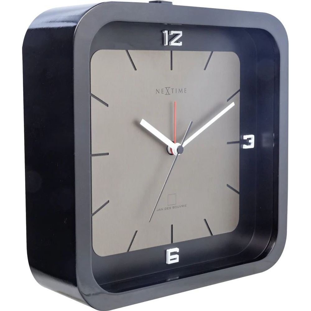 NEXTIME Black Wood Dress Watch