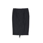 Brunello Cucinelli Gray Virgin Wool Long Skirt