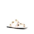 Valentino Garavani White Calfskin Sandals