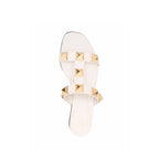 Valentino Garavani White Calfskin Sandals