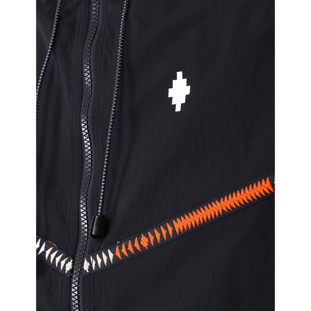 Marcelo Burlon Black Polyamide Shell Jacket