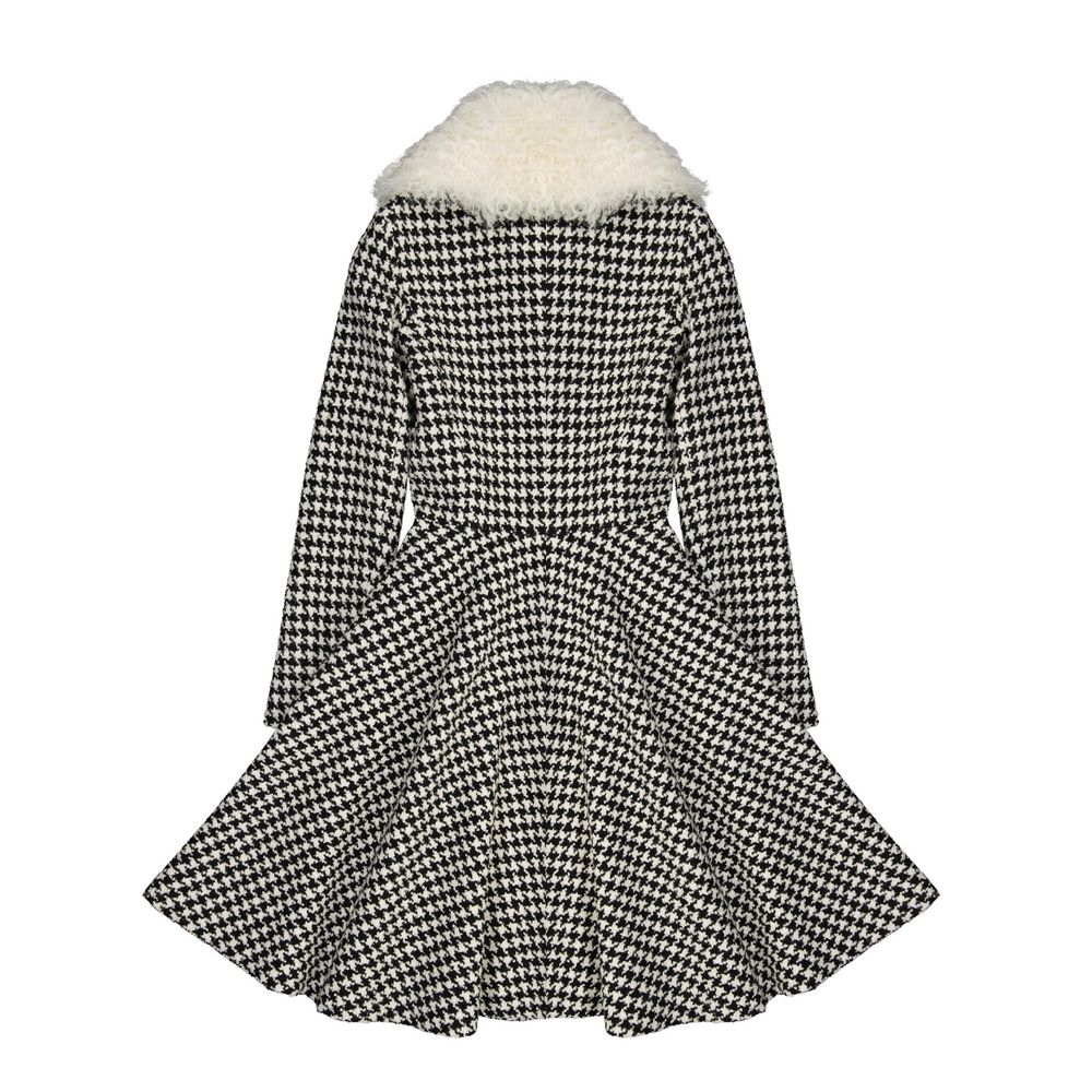 Giambattista Valli Black Virgin Wool Coat