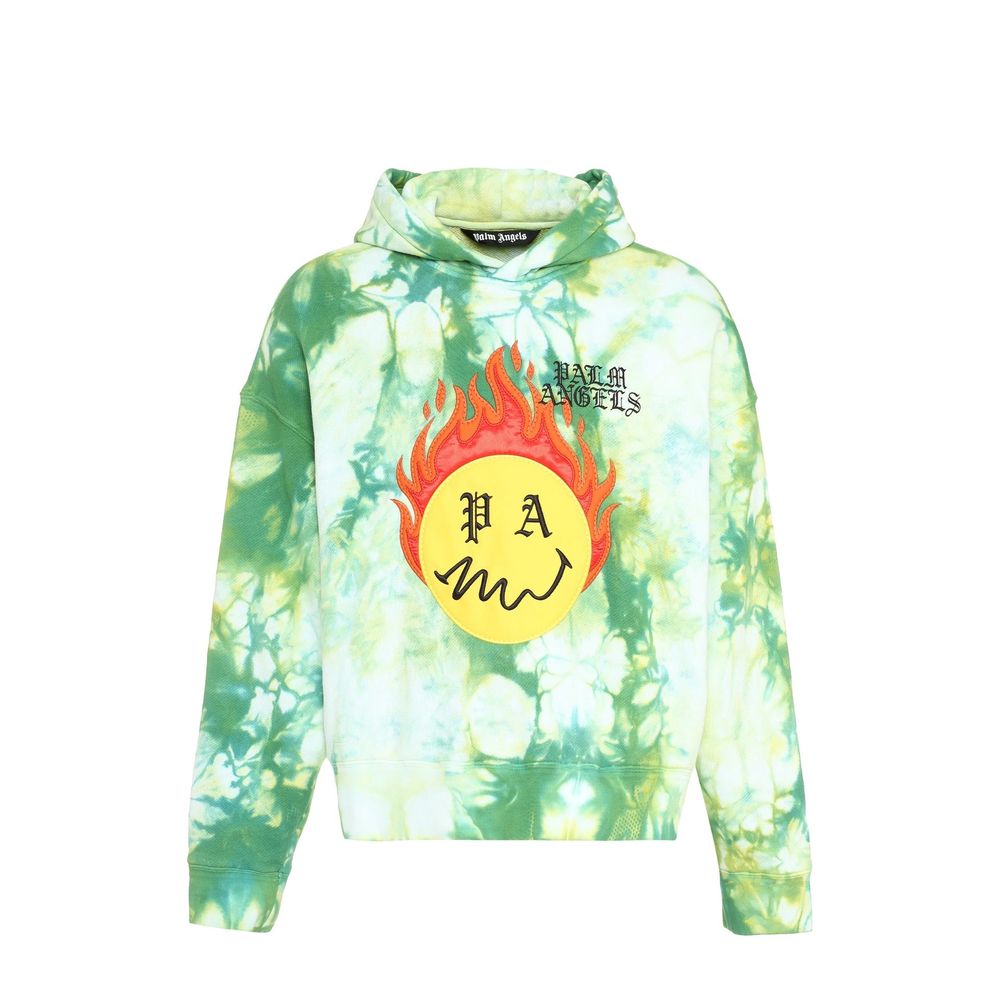 Palm Angels Bicolor Cotton Sweatshirt