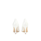 Sergio Rossi White Calfskin Pumps