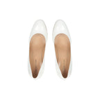 Sergio Rossi White Calfskin Pumps