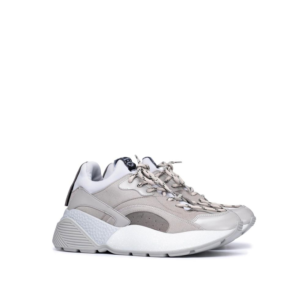 Stella McCartney Gray Vegan Leather Chunky Sneakers