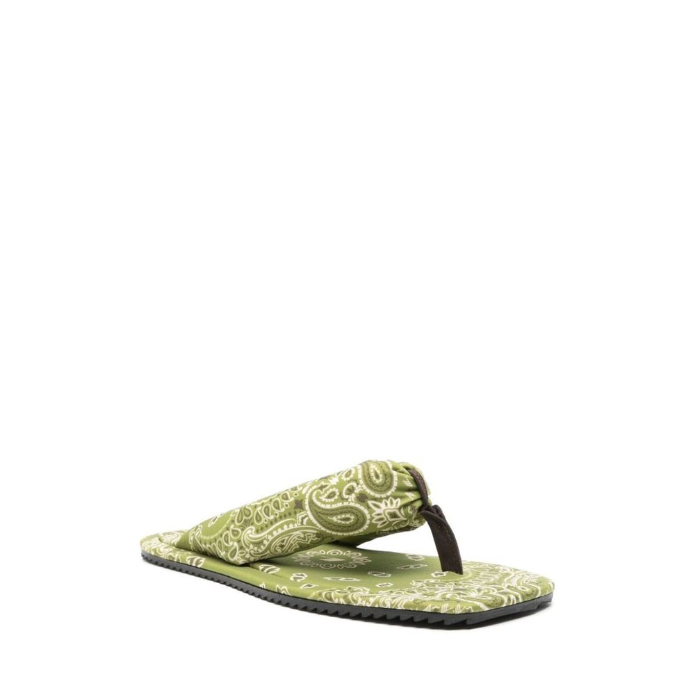 The Attico Bicolor Elastane Slides