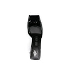 The Attico Black Calfskin Stiletto Heel Sandals