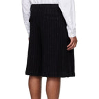Comme Des Garçons Black Nylon Knee Length