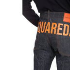 Dsquared² Blue Cotton Skinny Jeans