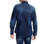 Dsquared² Blue Denim Shirt