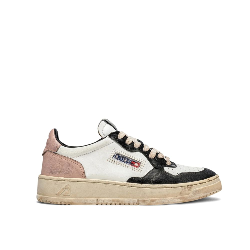 Autry White Leather Low Top Sneakers