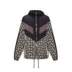 Balmain Black Nylon Shell Jacket