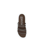 Pedro García Brown Calf Leather Bos Taurus Flip-Flop Sandals