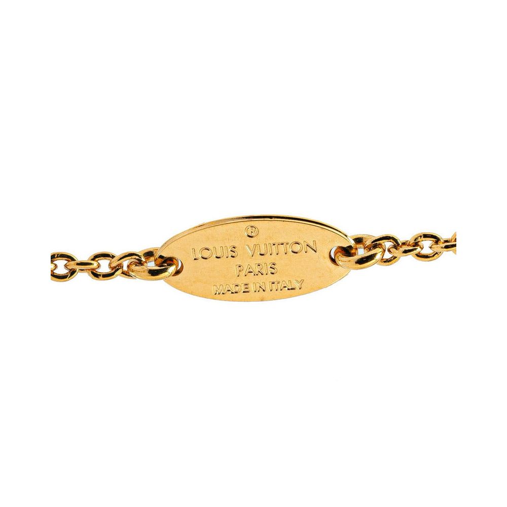 Louis Vuitton Gold Metal Necklace