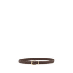 Brunello Cucinelli Brown Calf Leather Bos Taurus Regular Belt