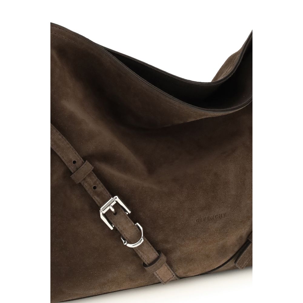 Givenchy Black Calf Leather Bos Taurus Shoulder Bag