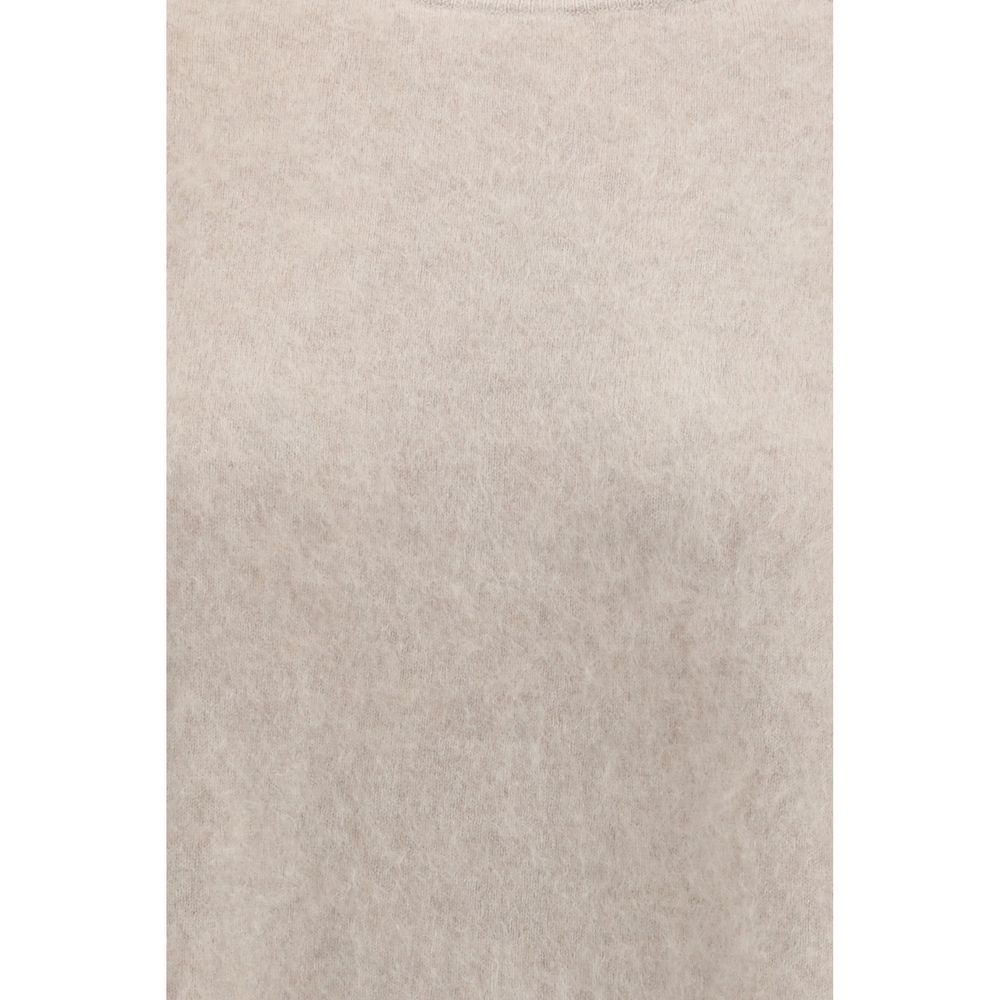 Lisa Yang Beige Cashmere Sweater