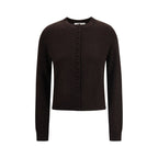 Lisa Yang Brown Cashmere Cardigan