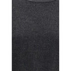 Lisa Yang Gray Fleece Wool T-Shirt