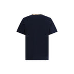 Burberry Blue Cotton T-Shirt