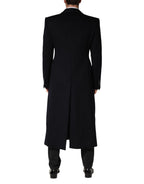 Dolce & Gabbana Black Single Breasted Trench Coat Jacket