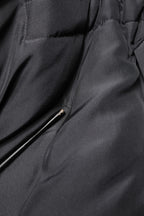 Dolce & Gabbana Black Silk Padded Parka Men Coat Jacket
