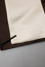Dolce & Gabbana Brown Cream Lounge Belted Bathrobe Jacket