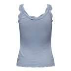 Only Blue Cotton Tank Tops