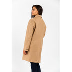 Gas Brown Marabou Coat