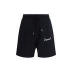 Dsquared² Black Cotton Bermuda Shorts