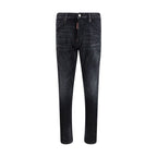 Dsquared² Black Cotton Jeans Denim