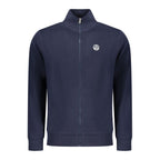North Sails Blue Cotton Men Sweatshirt