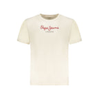 Pepe Jeans Beige Cotton Men's T-Shirt