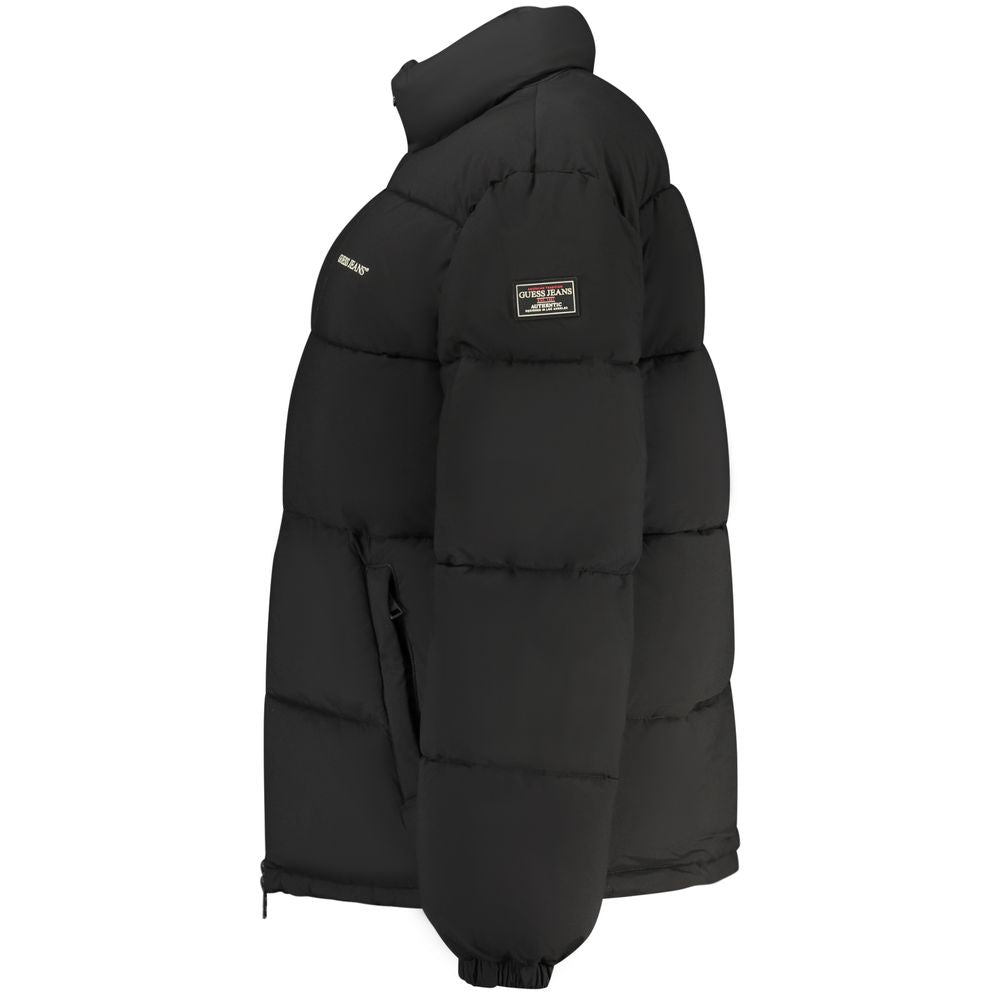 Guess Jeans Nero Polyester Woman Jacket