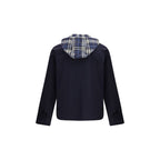 Burberry Blue Polyester Rain Coat