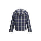 Burberry Blue Polyester Rain Coat