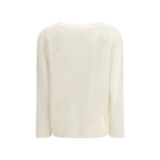 Lisa Yang White Cashmere Sweater