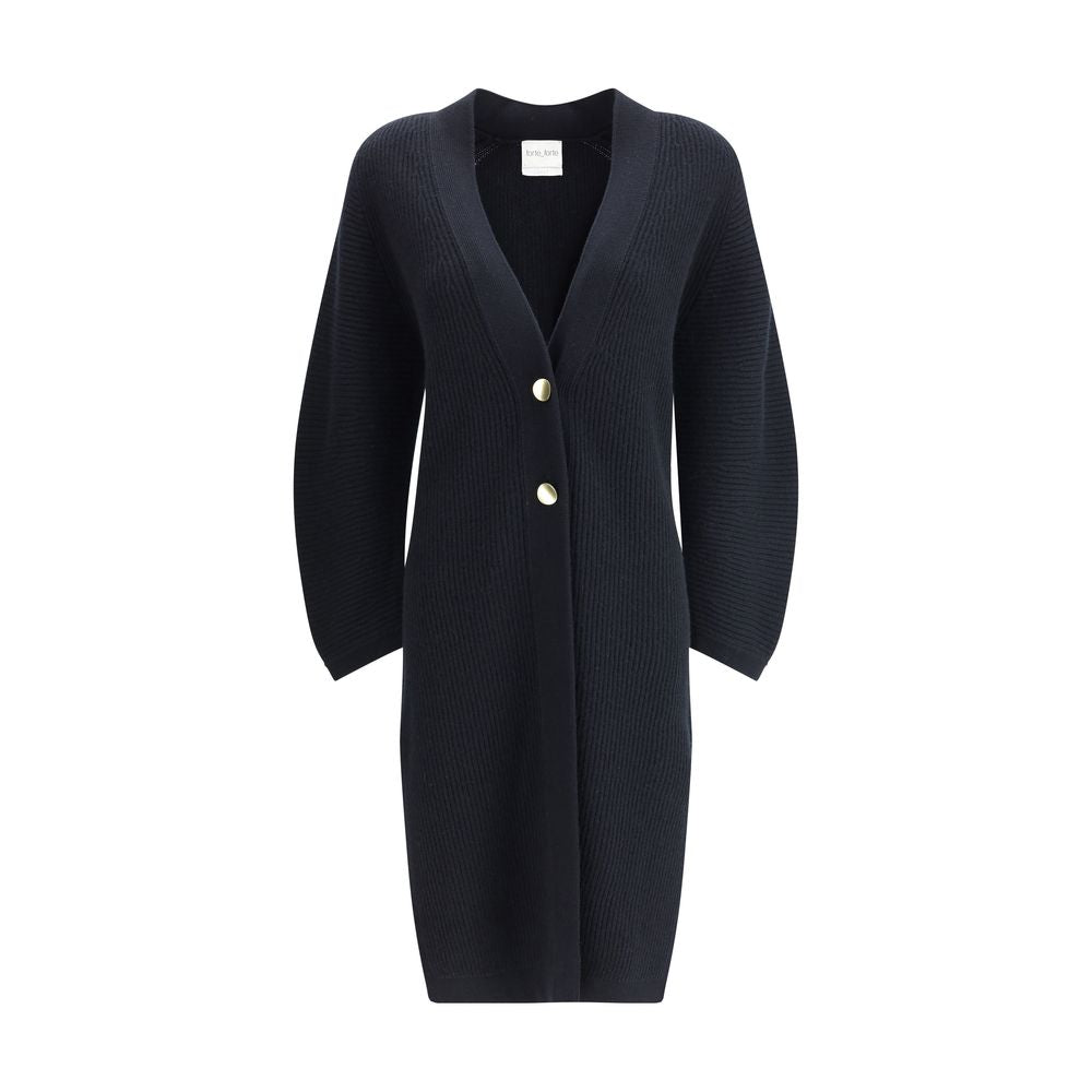 Forte_Forte Black Cashmere Cardigan