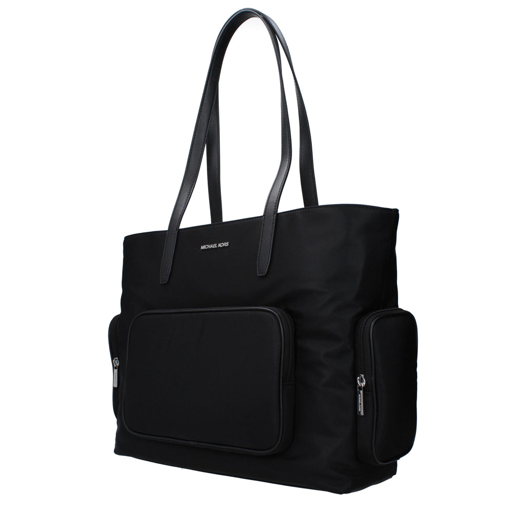 Michael Kors Black Fabric Shoulder Bag