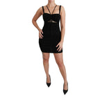 Dolce & Gabbana Black Viscose Cocktail Dress