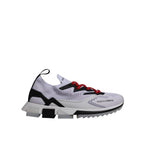 Dolce & Gabbana Black And White Polyester Athletic Sneakers