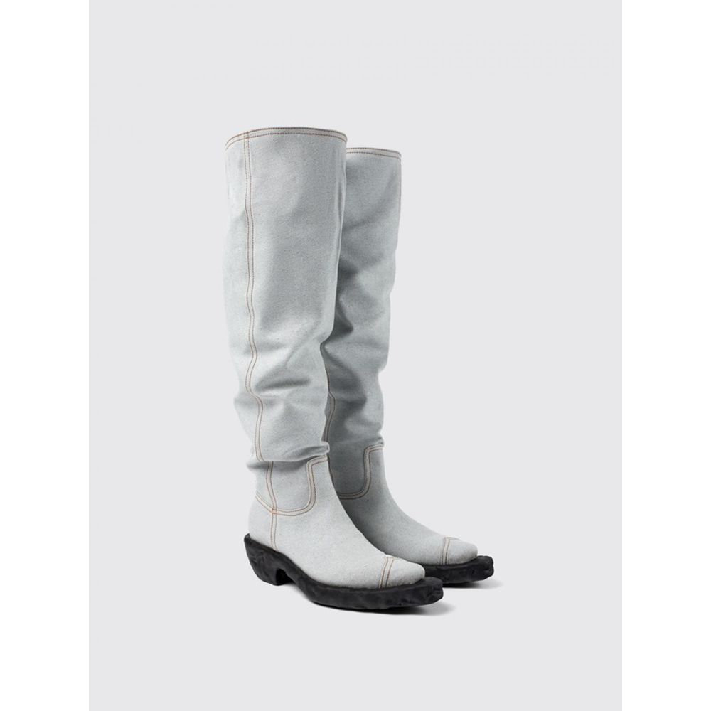 Camperlab Blue Denim And Rubber Ankle Boots