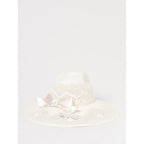 Borsalino White Paper Straw Sunhat